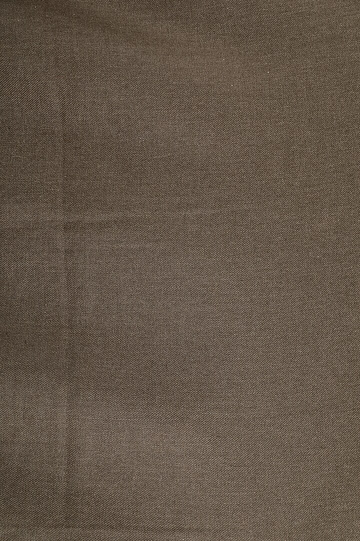 Taupe Handwoven Shawl by Dusala Men at Pernia's Pop Up Shop