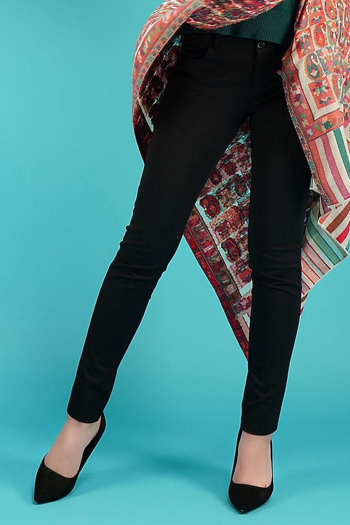 Multi-Colored Cashmere Fine Wool Shawl by DUSALA  ACCESSORIES at Pernia's Pop Up Shop