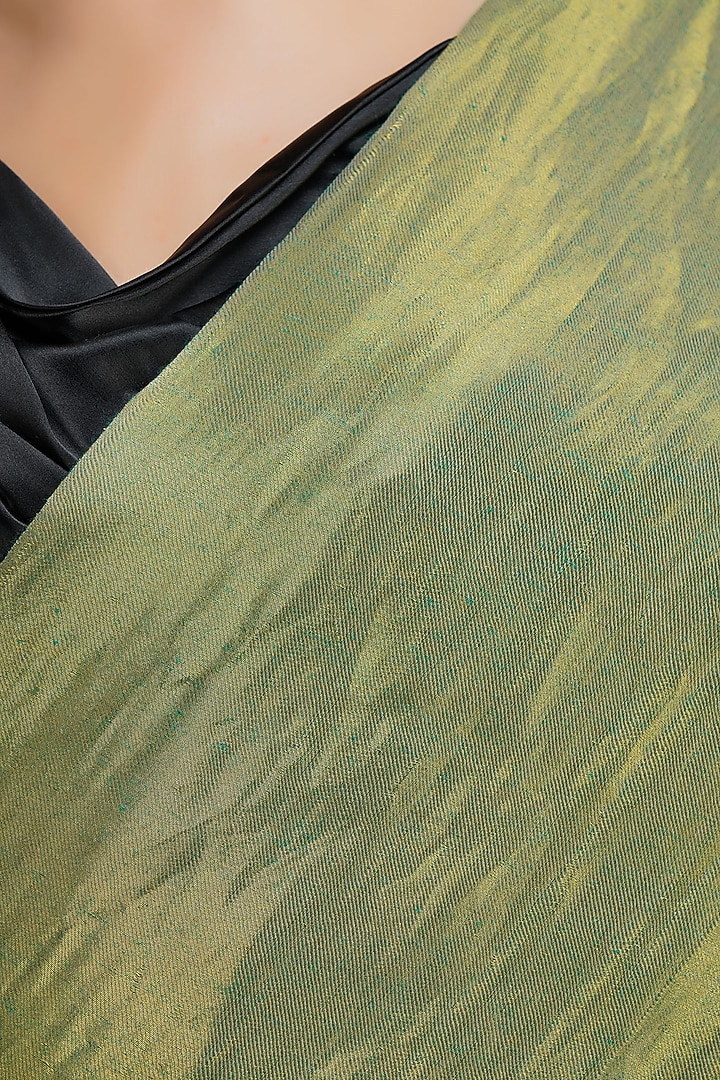 Green Handwoven Shawl by DUSALA ACCESSORIES at Pernia's Pop Up Shop