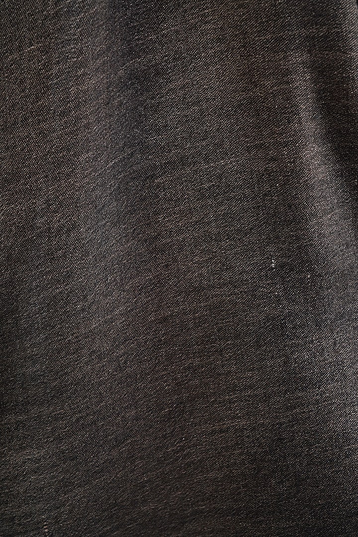 Silver & Black Handwoven Stole by DUSALA ACCESSORIES at Pernia's Pop Up Shop