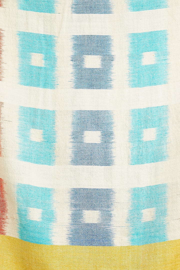 Multi-Colored Handwoven Stole by Dusala Men at Pernia's Pop Up Shop
