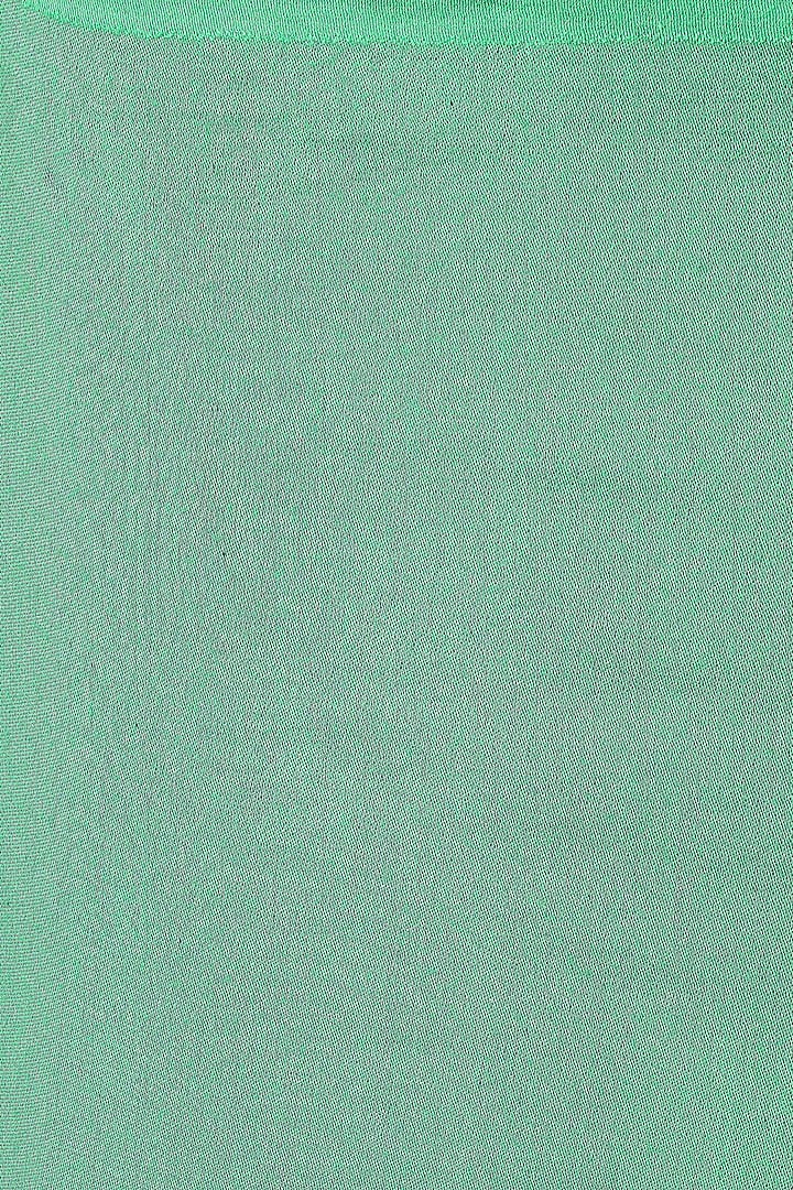 Green Pashmina Blend Stole by Dusala Men at Pernia's Pop Up Shop