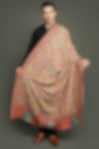 Multi-Colored Shawl With Kani Weave by Dusala Men at Pernia's Pop Up Shop