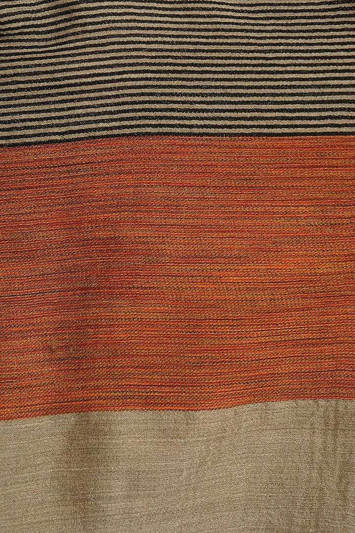 Multi Colored Striped Stole by Dusala Men at Pernia's Pop Up Shop