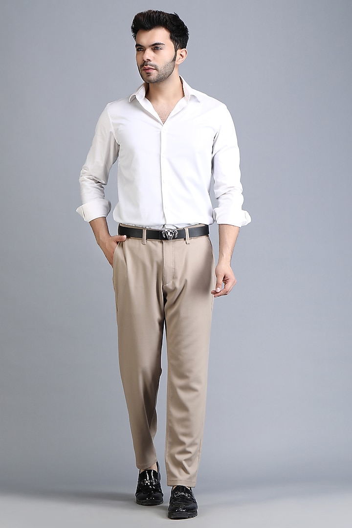 Black & Brown Italian Calf Leather Reversible Belt by Dusala Men at Pernia's Pop Up Shop