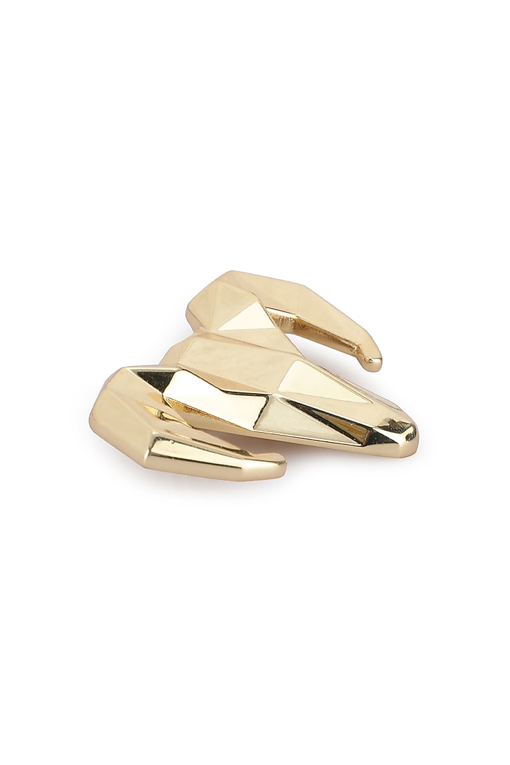 Gold Toned Alloy Brooch by Dusala Men at Pernia's Pop Up Shop