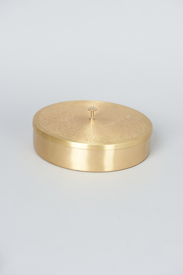 Heirloom Brass Spice Box