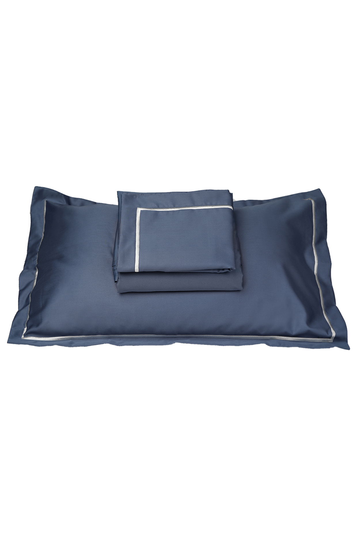 Moonlight Blue Cotton Bedsheet Set by Veda Homes at Pernia's Pop Up Shop
