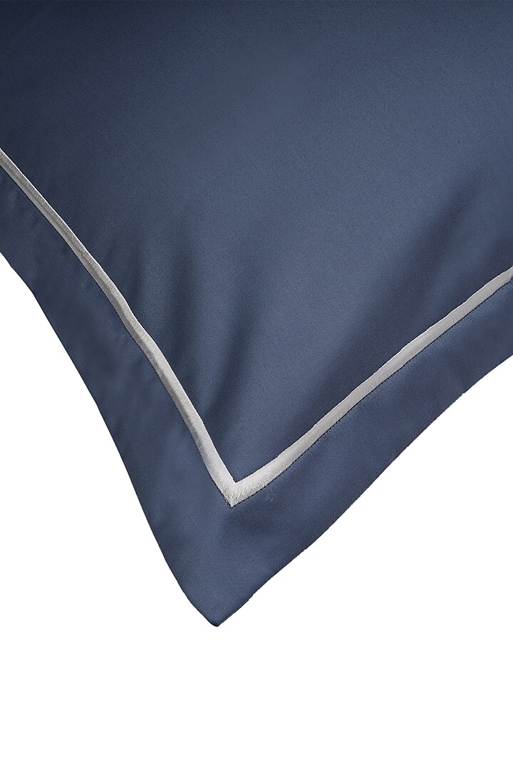 Moonlight Blue Cotton Bedsheet Set by Veda Homes at Pernia's Pop Up Shop