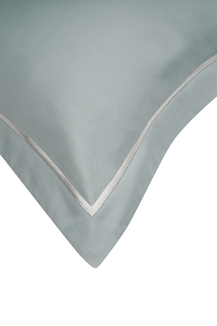 Frosty Green Cotton Bedsheet Set by Veda Homes at Pernia's Pop Up Shop