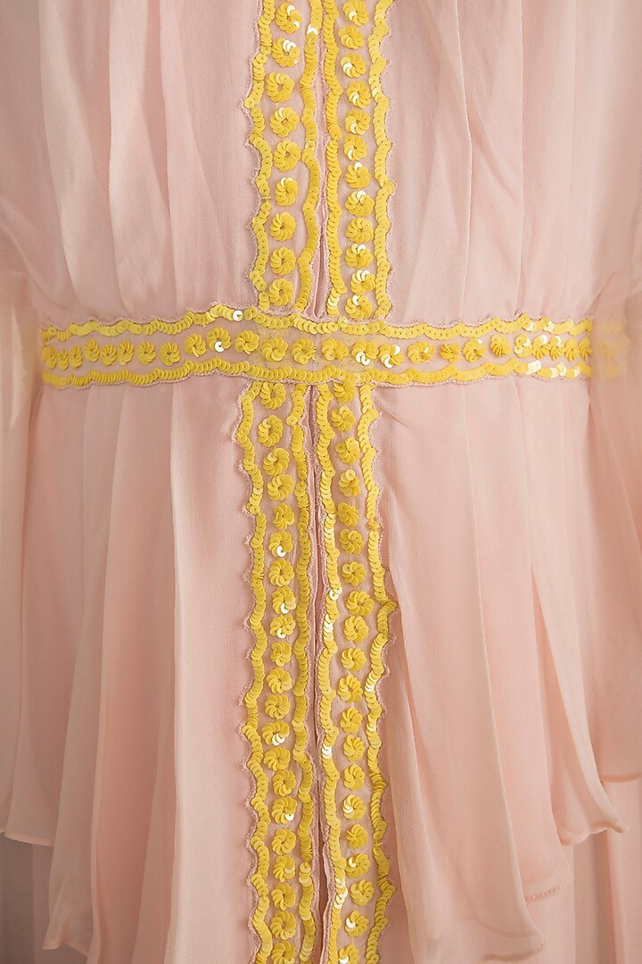Blush Pink Embroidered Wedding Anarkali With Dupatta by DiyaRajvvir at Pernia's Pop Up Shop