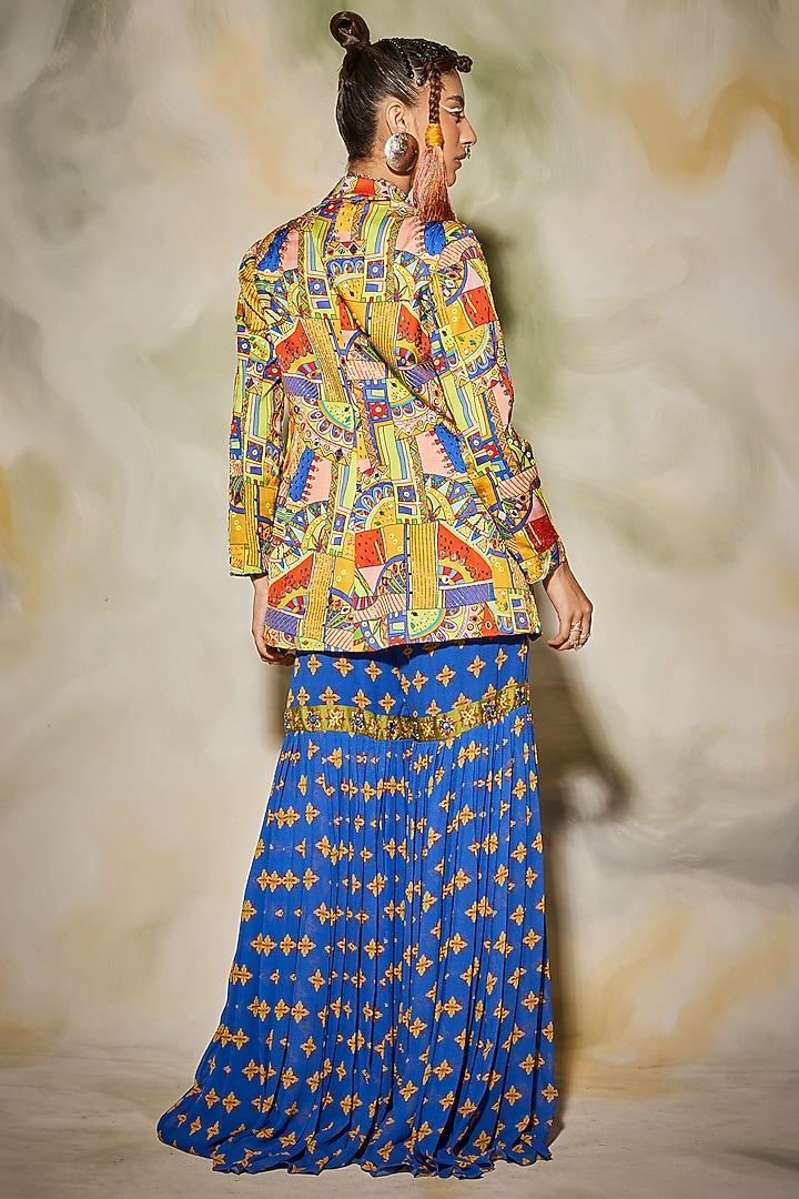 Multi-Coloured Blazer Set by DiyaRajvvir at Pernia's Pop Up Shop