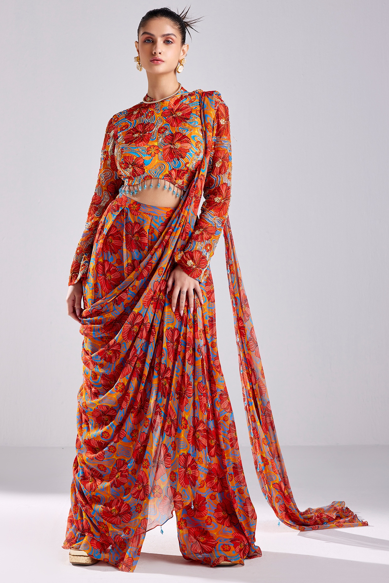 Buy pant hotsell saree online