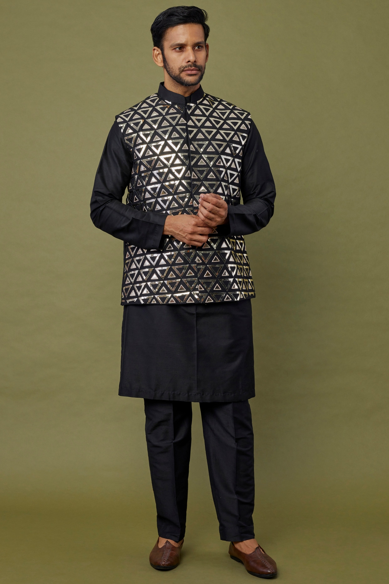 kurta pajama with jacket design for man 2019