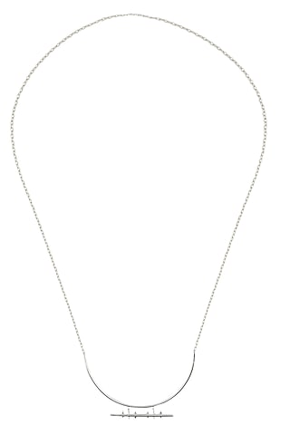 Silver Finish Handcrafted " Manka" Necklace by Dvibhumi