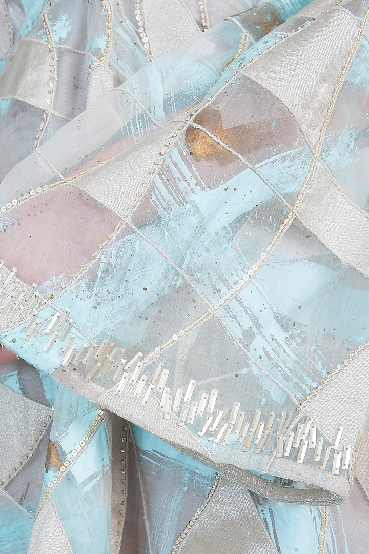 Powder blue shift dress available only at Pernia's Pop Up Shop.