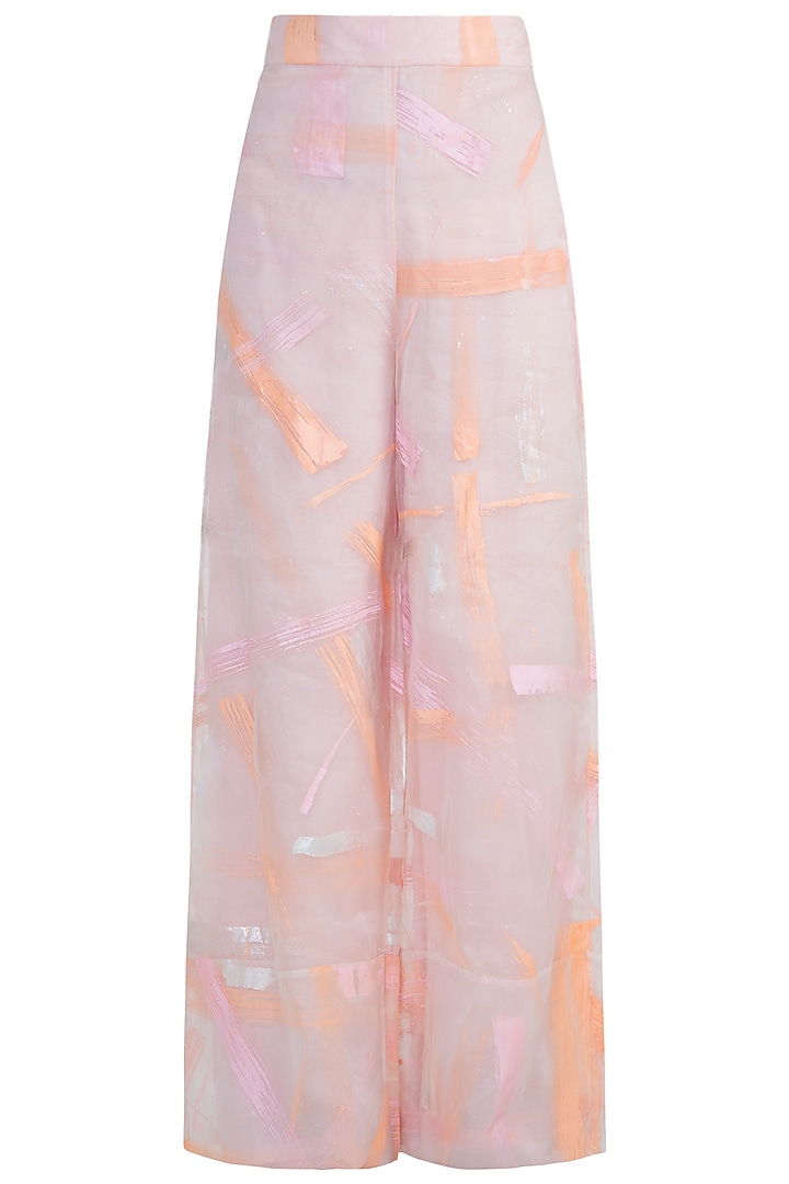Blush pink painted suit set available only at Pernia's Pop Up Shop.