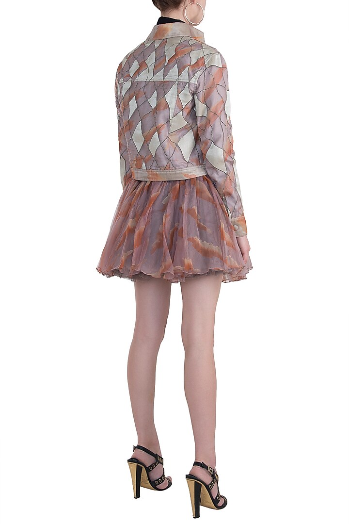 Onion pink jacket with skirt available only at Pernia's Pop Up Shop.