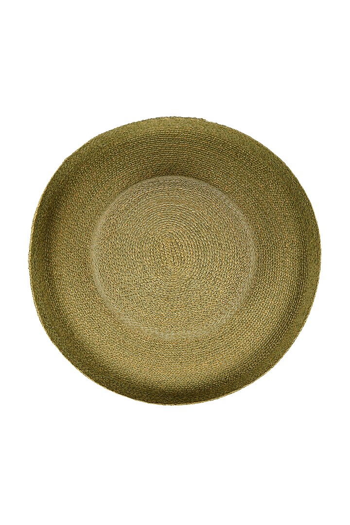Green Natural Grass Raffia Hat by House of Dawn at Pernia's Pop Up Shop