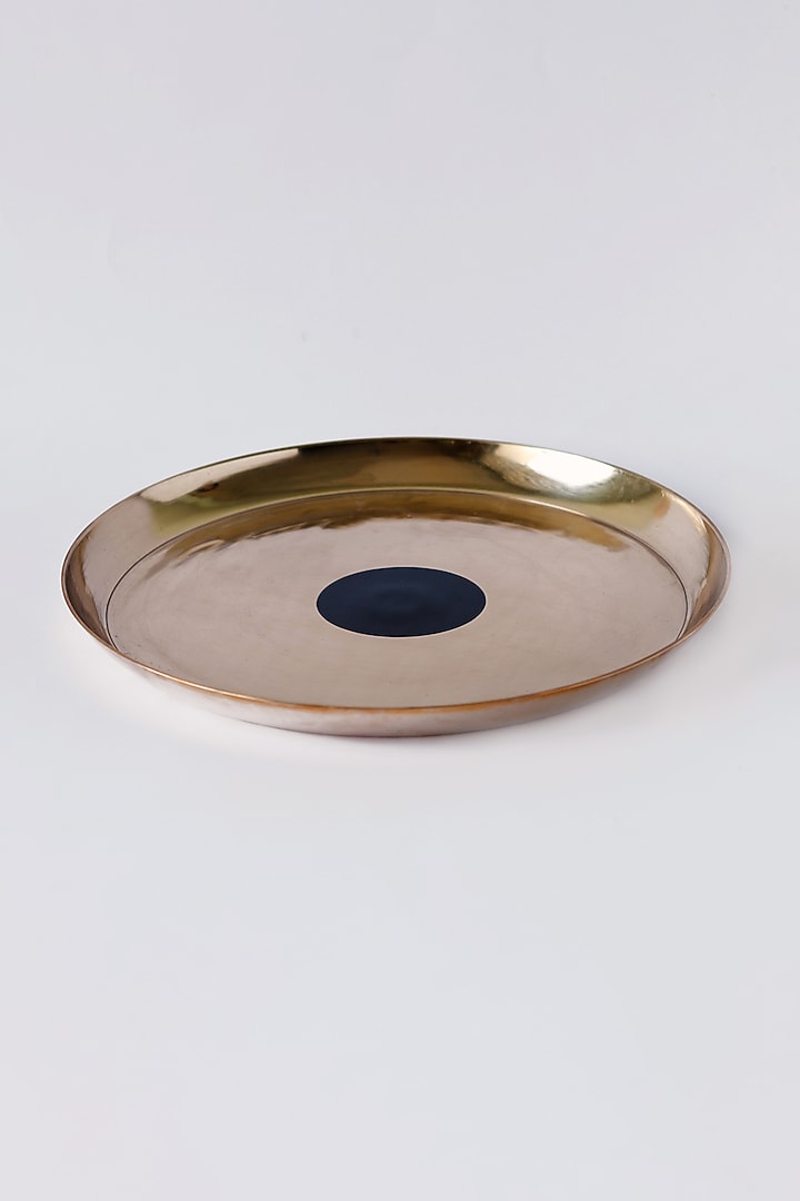 Golden Kansa Dinner Set (Set of 16) by VATA LIVING at Pernia's Pop Up Shop