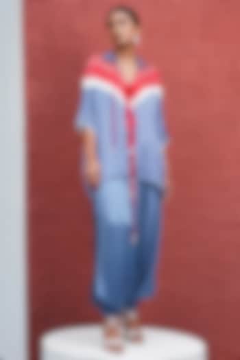 Grey Modal Silk Harem Pants by Dyelogue at Pernia's Pop Up Shop