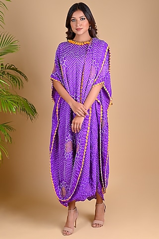 Lavender Draped Tunic by Dyelogue
