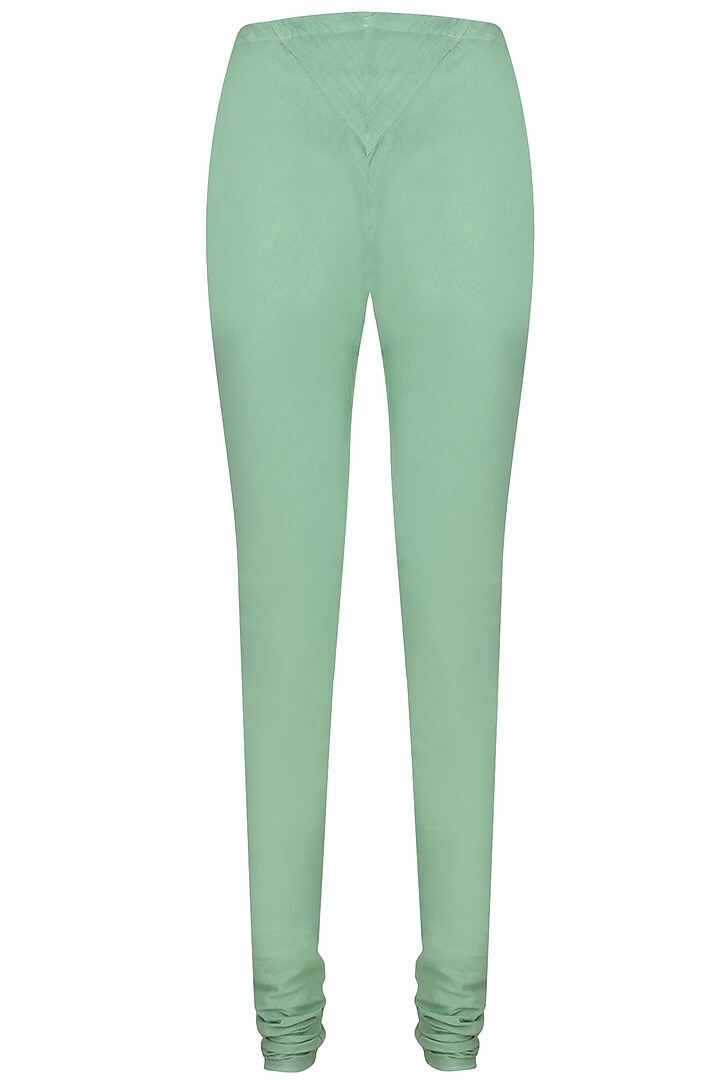 Sage green badla work kalidaar kurta with churidaar pants set available only at Pernia's Pop Up Shop.