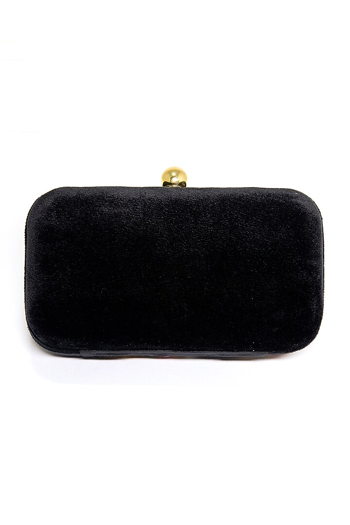 Black Velvet Clutch by DZIOR PERL at Pernia's Pop Up Shop