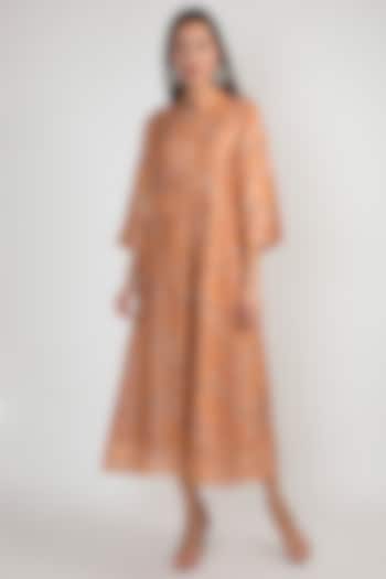 Peach Printed Tunic by Ease at Pernia's Pop Up Shop