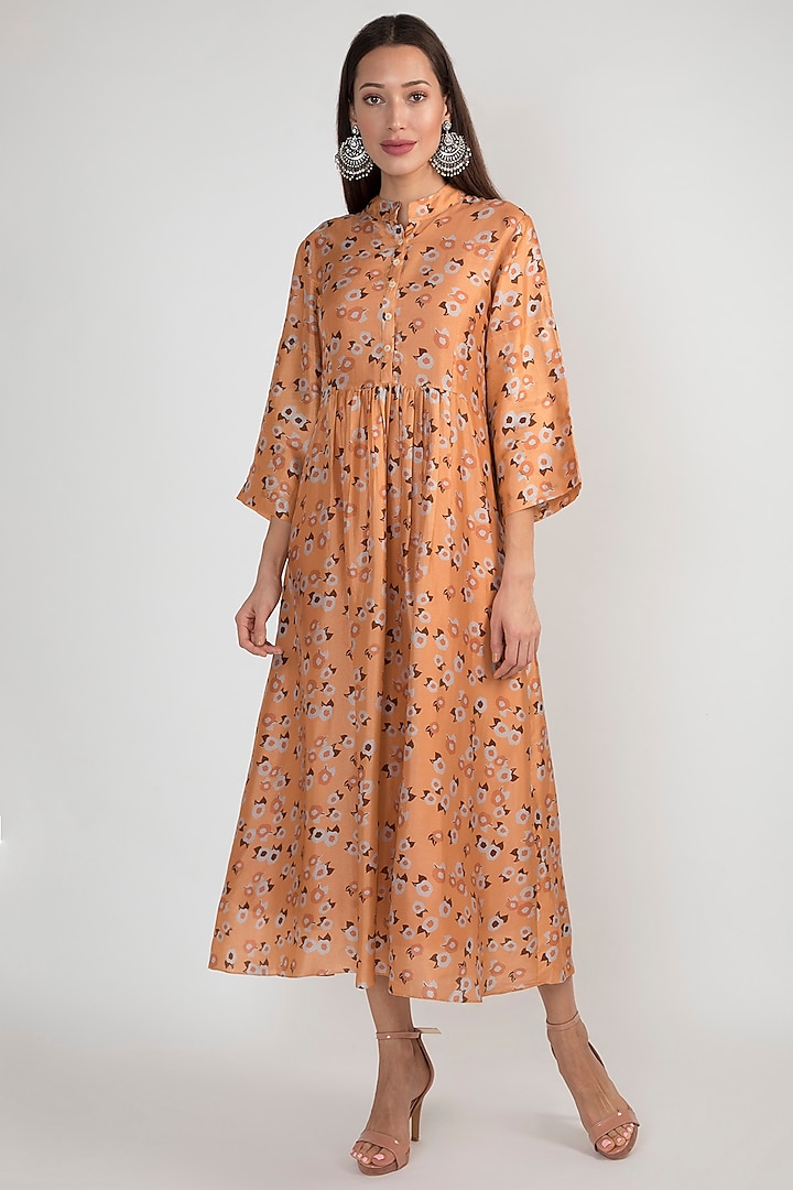 Peach Printed Tunic by Ease