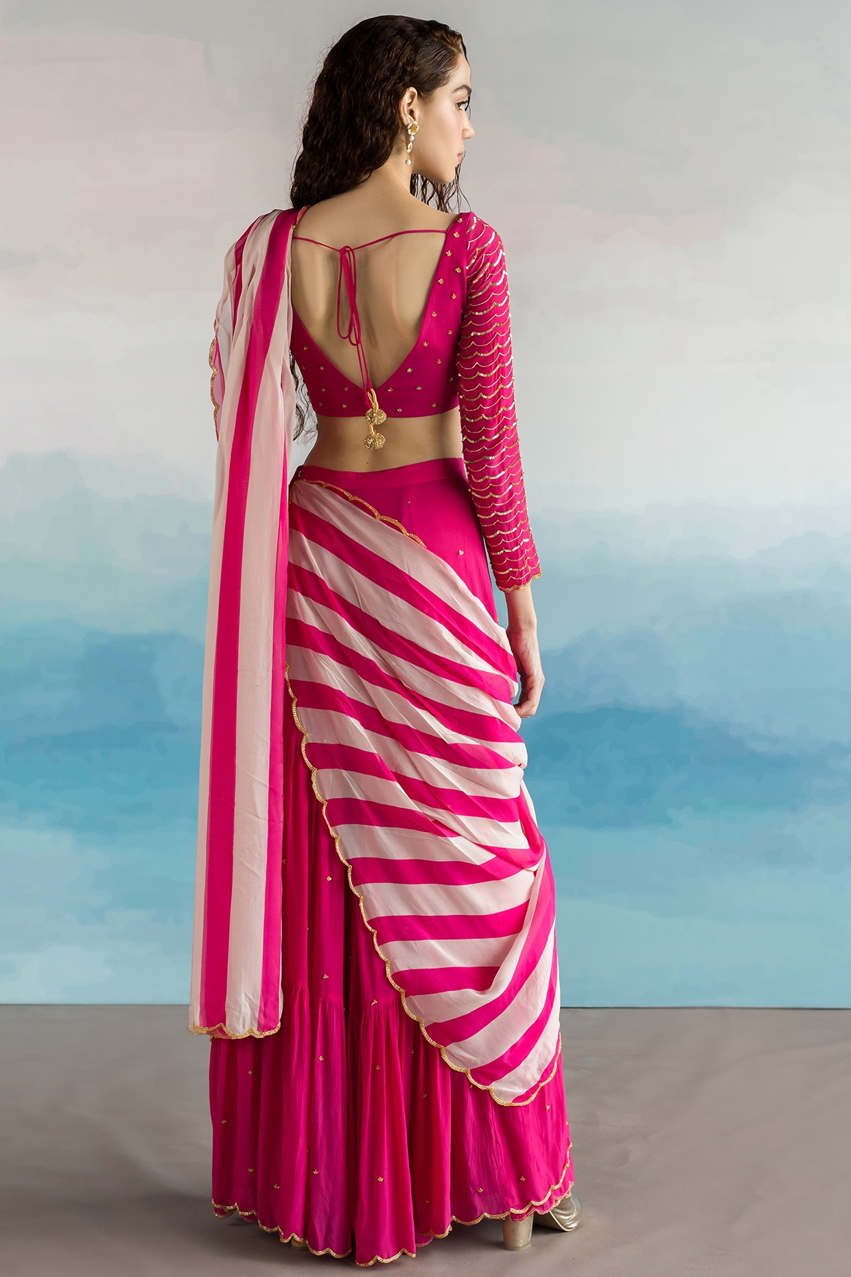 Buy Palazzo Pant Wedding Wear Sarees Online for Women in USA