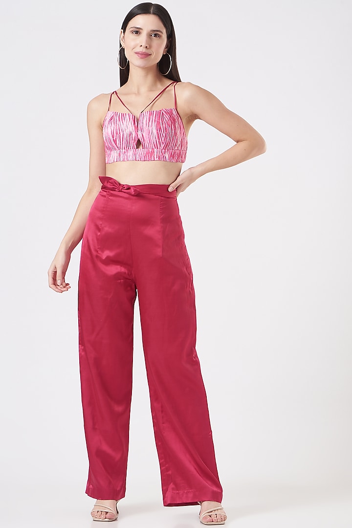 Blush Pink Embroidered Co-Ord Set by EAST 14