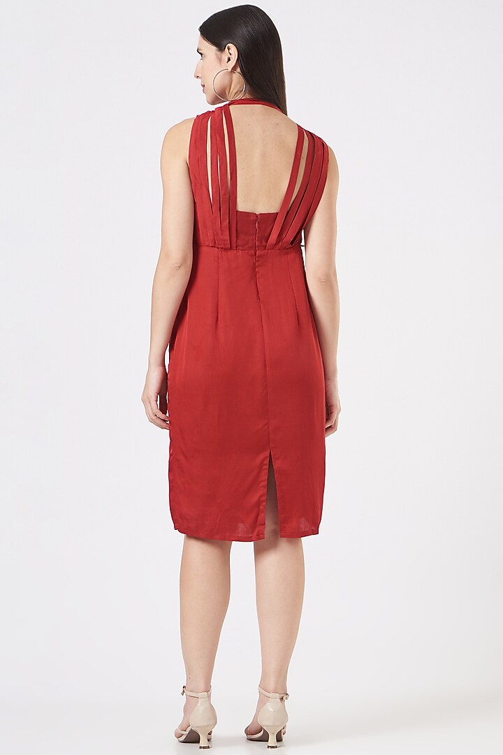 Scarlet Cotton Midi Summer Dress by EAST 14 at Pernia's Pop Up Shop