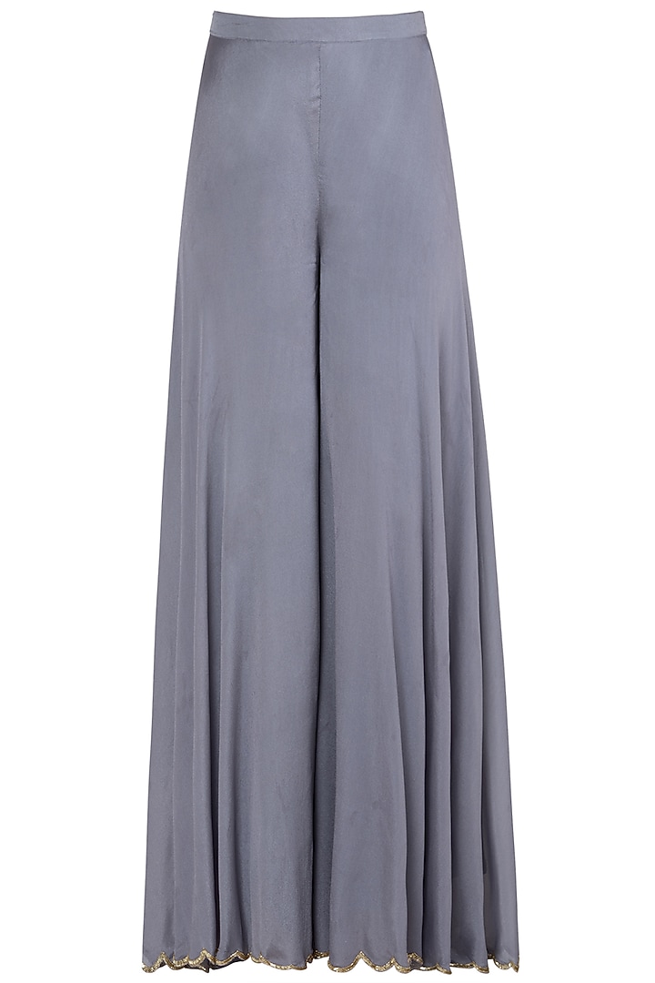 Lilac embroidered kurta with palazzo pants available only at Pernia's Pop Up Shop.