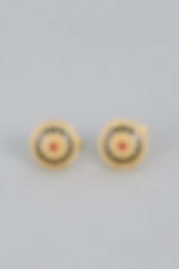 Black Cufflinks (Set of 2) by Ekam by Manish Gupta at Pernia's Pop Up Shop