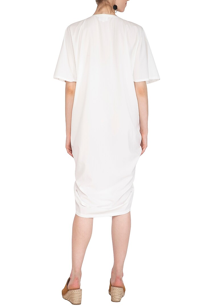 White Tie-Up Summer Dress by Echo Studio at Pernia's Pop Up Shop