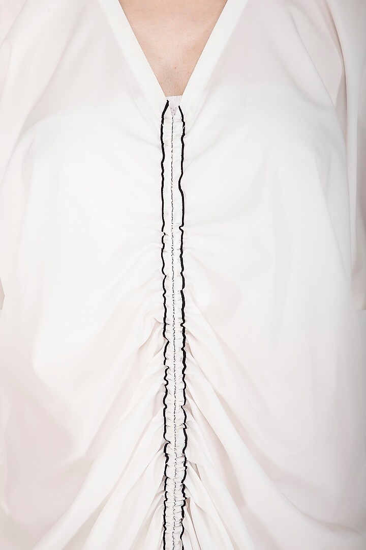 White Tie-Up Summer Dress by Echo Studio at Pernia's Pop Up Shop