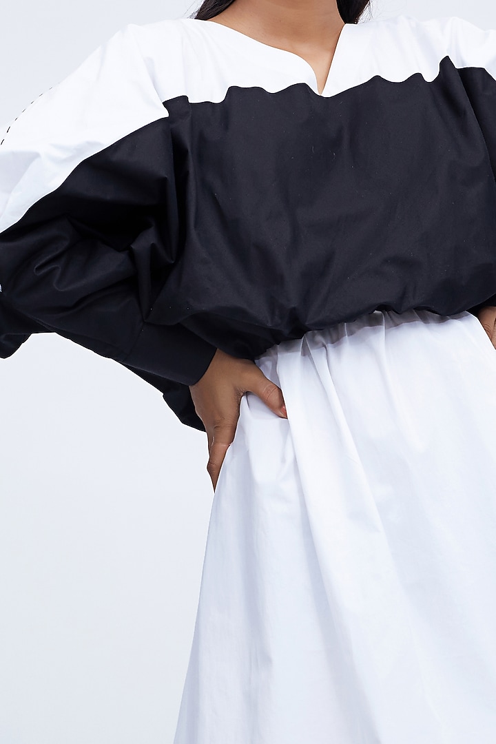 Black & White Cotton Summer Dress by Echo Studio at Pernia's Pop Up Shop