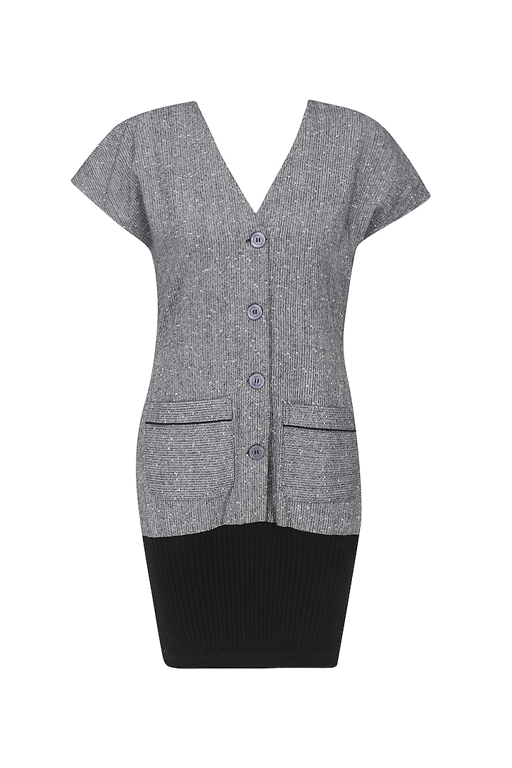 Grey and Black Winter Dress by Echo