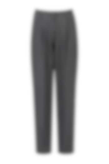 Grey Tapered Trousers by Echo