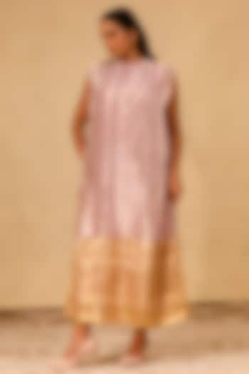 Lilac Silk Tissue Vacation Dress by EEDA at Pernia's Pop Up Shop