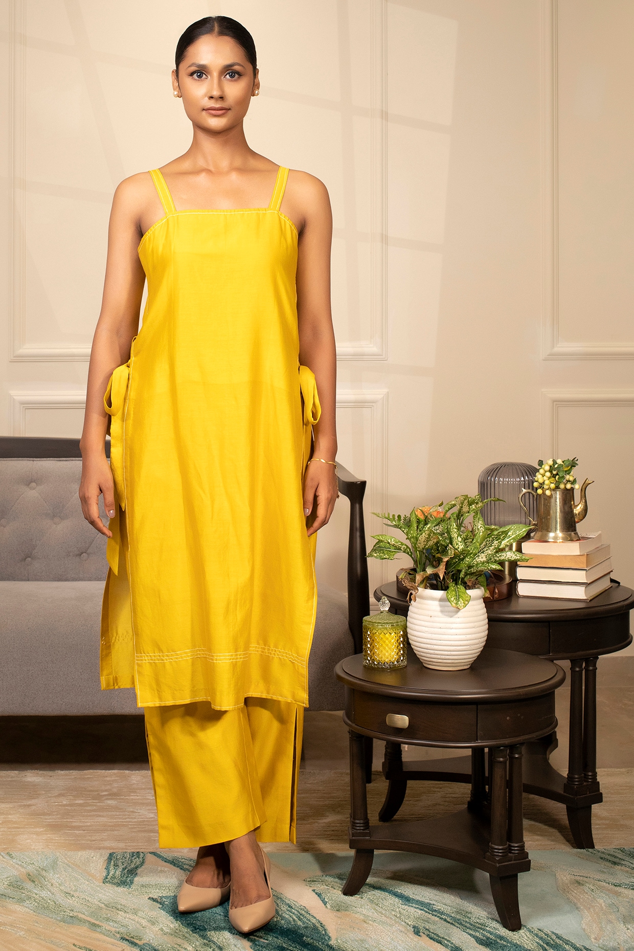 Lemon colour punjabi suit best sale