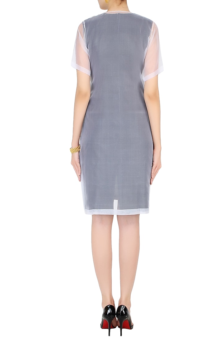 White iron fairies organza dress with black inner available only at Pernia's Pop Up Shop.