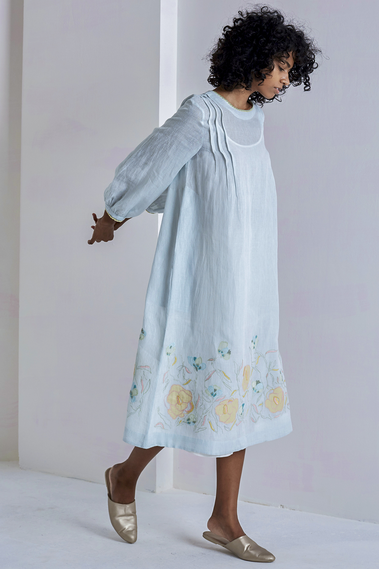 eka embroidered dress