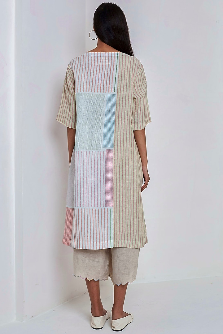 Multi Colored Printed Vacation Dress by EKA at Pernia's Pop Up Shop
