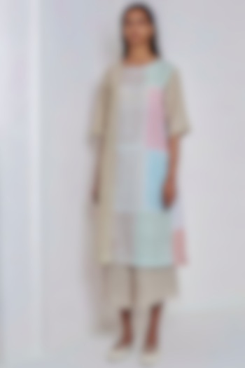 Multi Colored Printed Dress by EKA