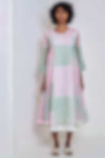 Multi Colored Printed Dress by EKA