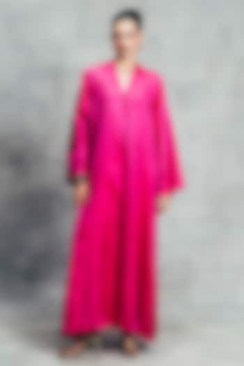 Rani Handwoven Banarasi Kaftan by Ekaya at Pernia's Pop Up Shop