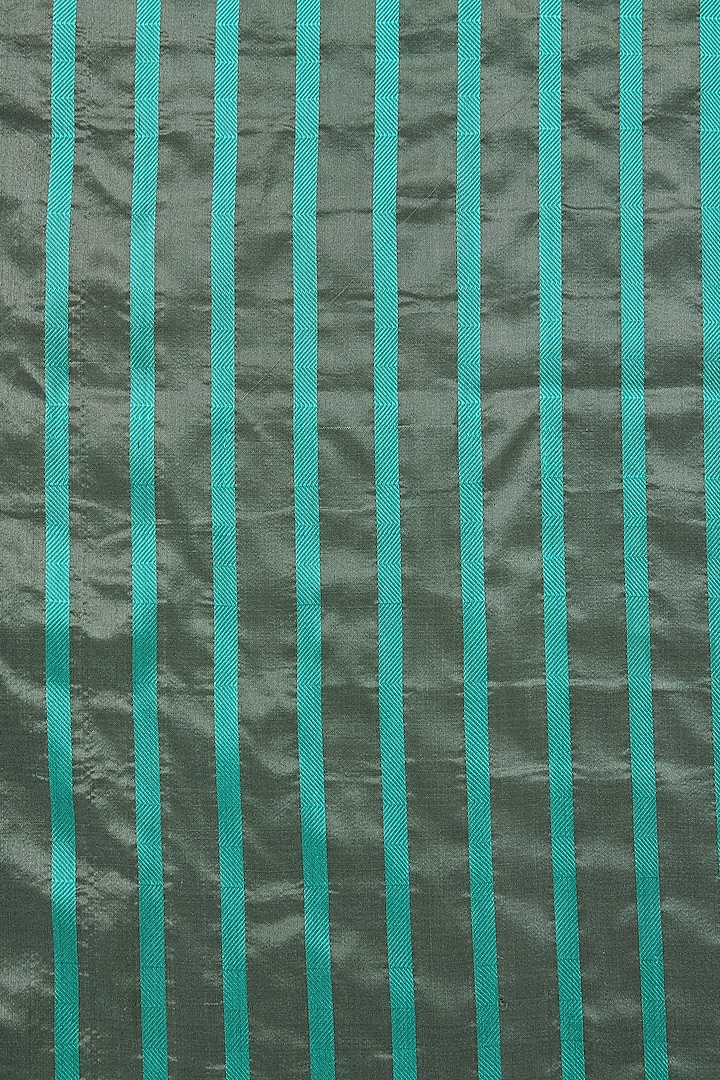 Multi-Colored Silk Handwoven Reception Saree Set by Ekaya at Pernia's Pop Up Shop