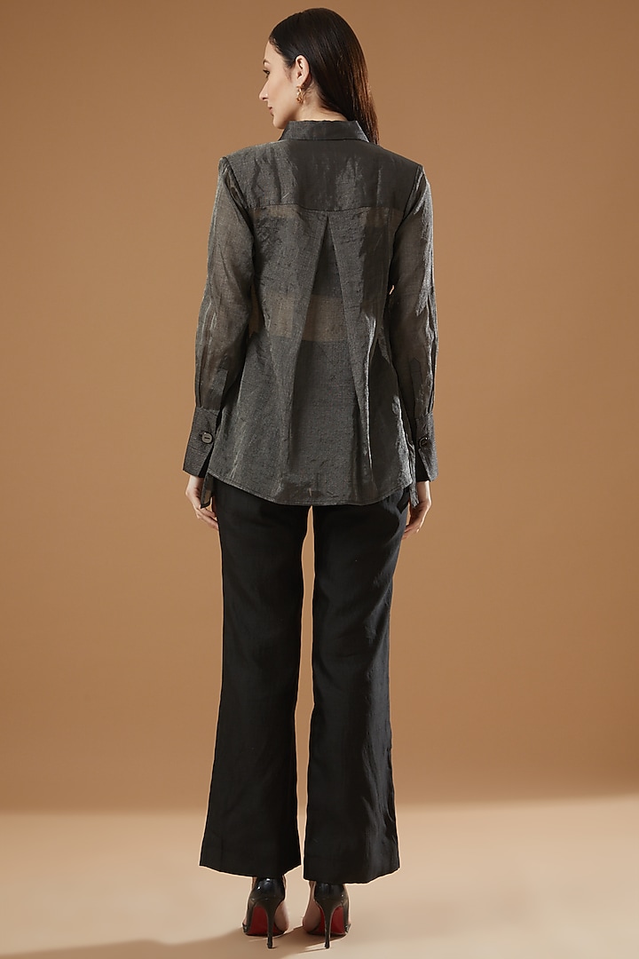 Black Tissue & Silk Co-Ord Set by AROHI at Pernia's Pop Up Shop